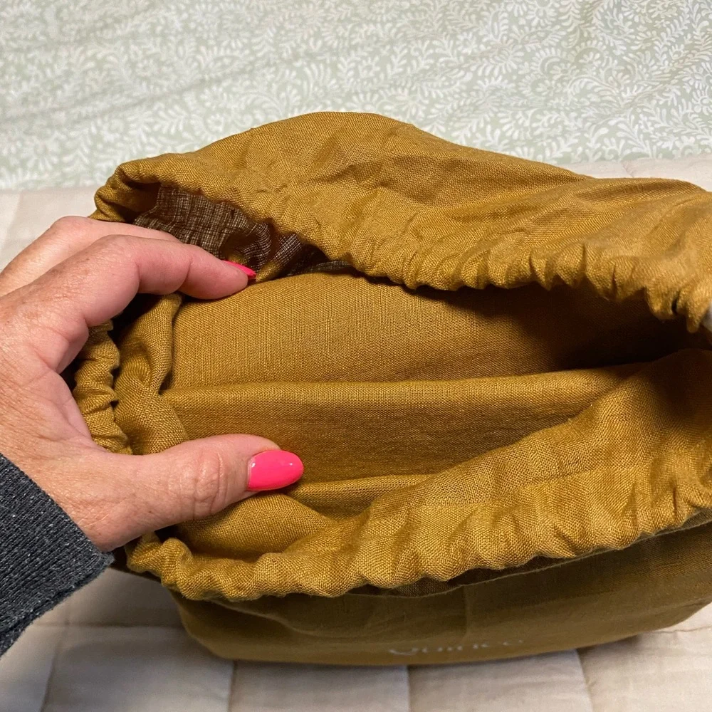 Quince Twin Linen Duvet Cover in Tobacco (2 of 2 sets)
